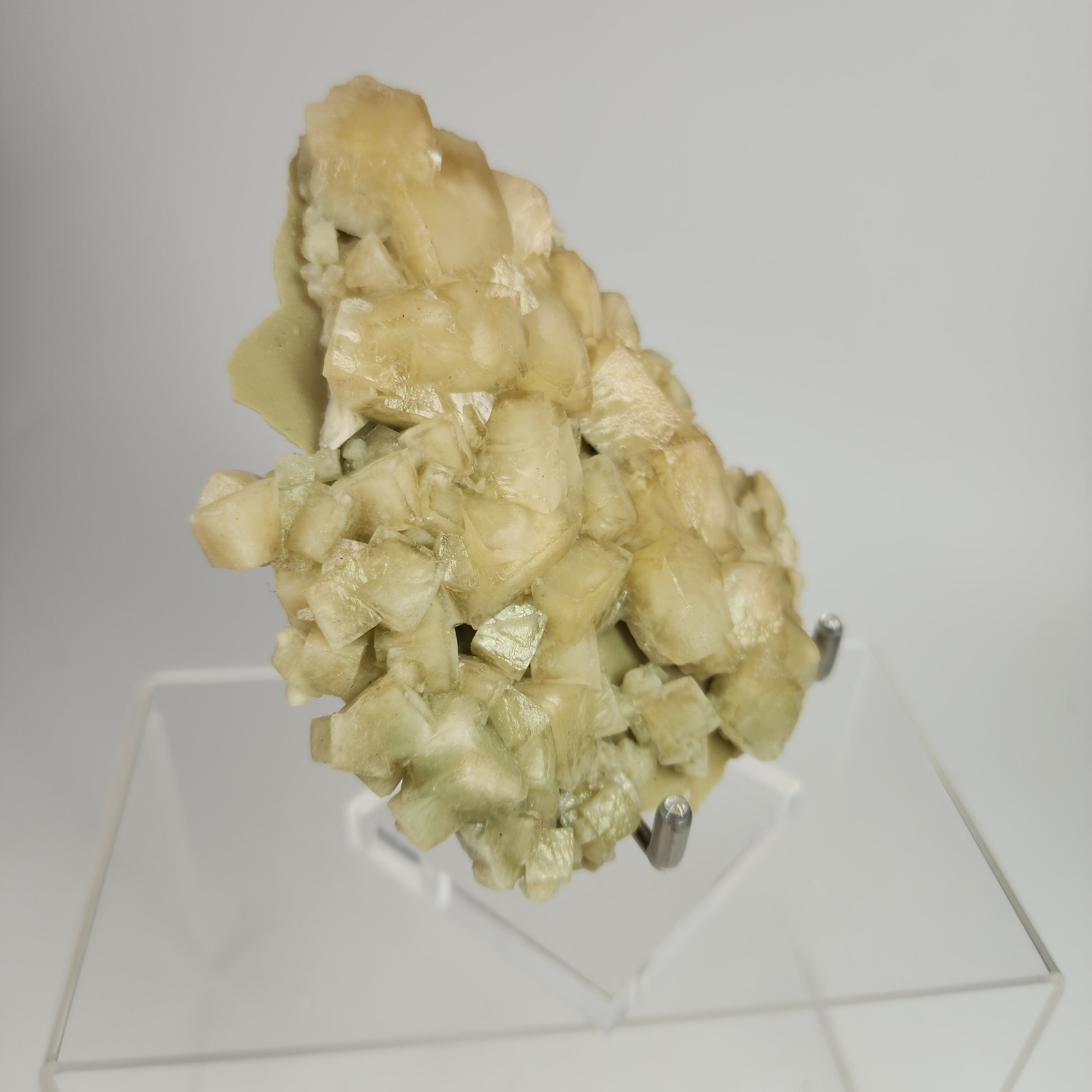 Celadonite Included Calcite Specimen #50 from Maharashtra, India