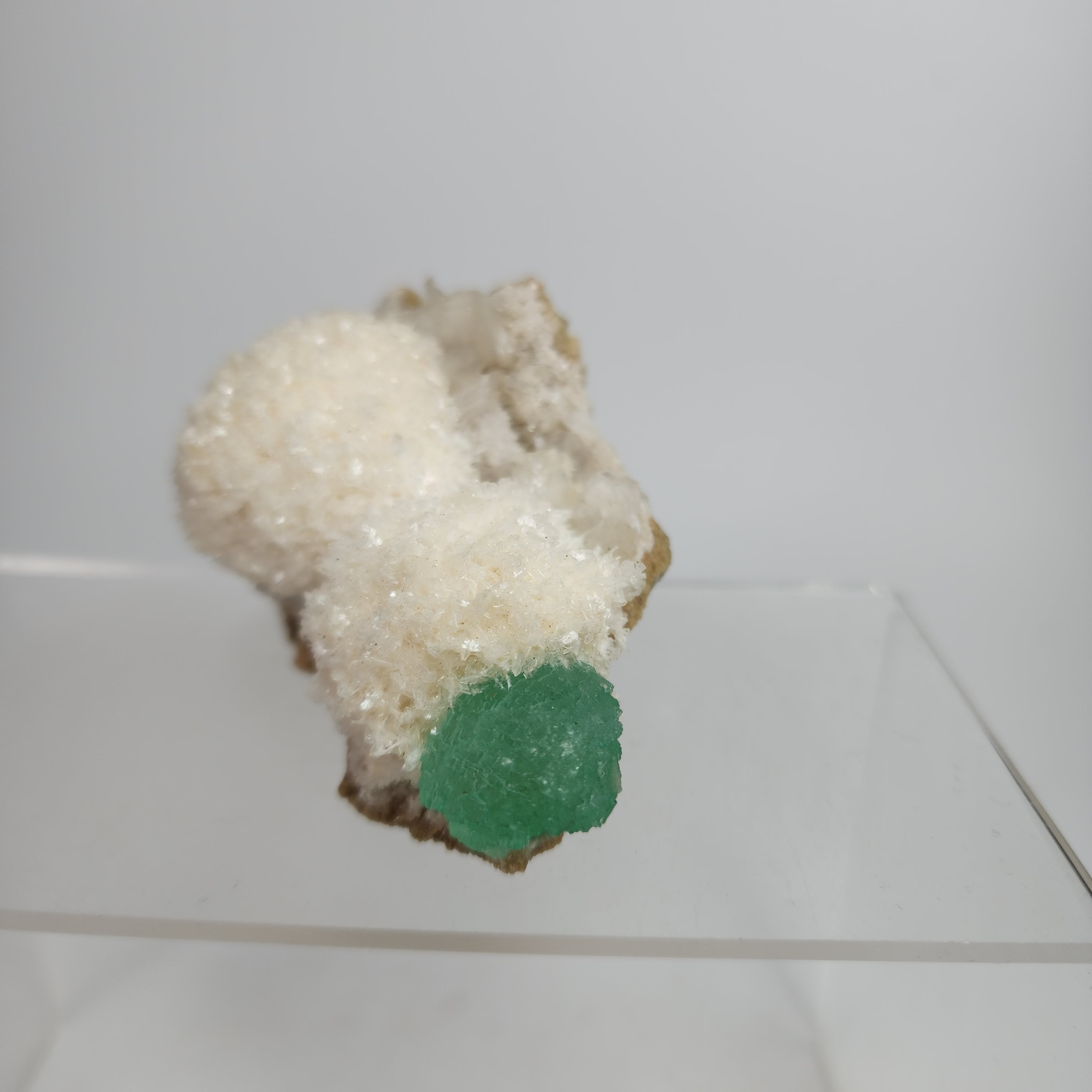 Spherical Green Apophyllite Specimen #2 from Shrirampur, Maharashtra, India