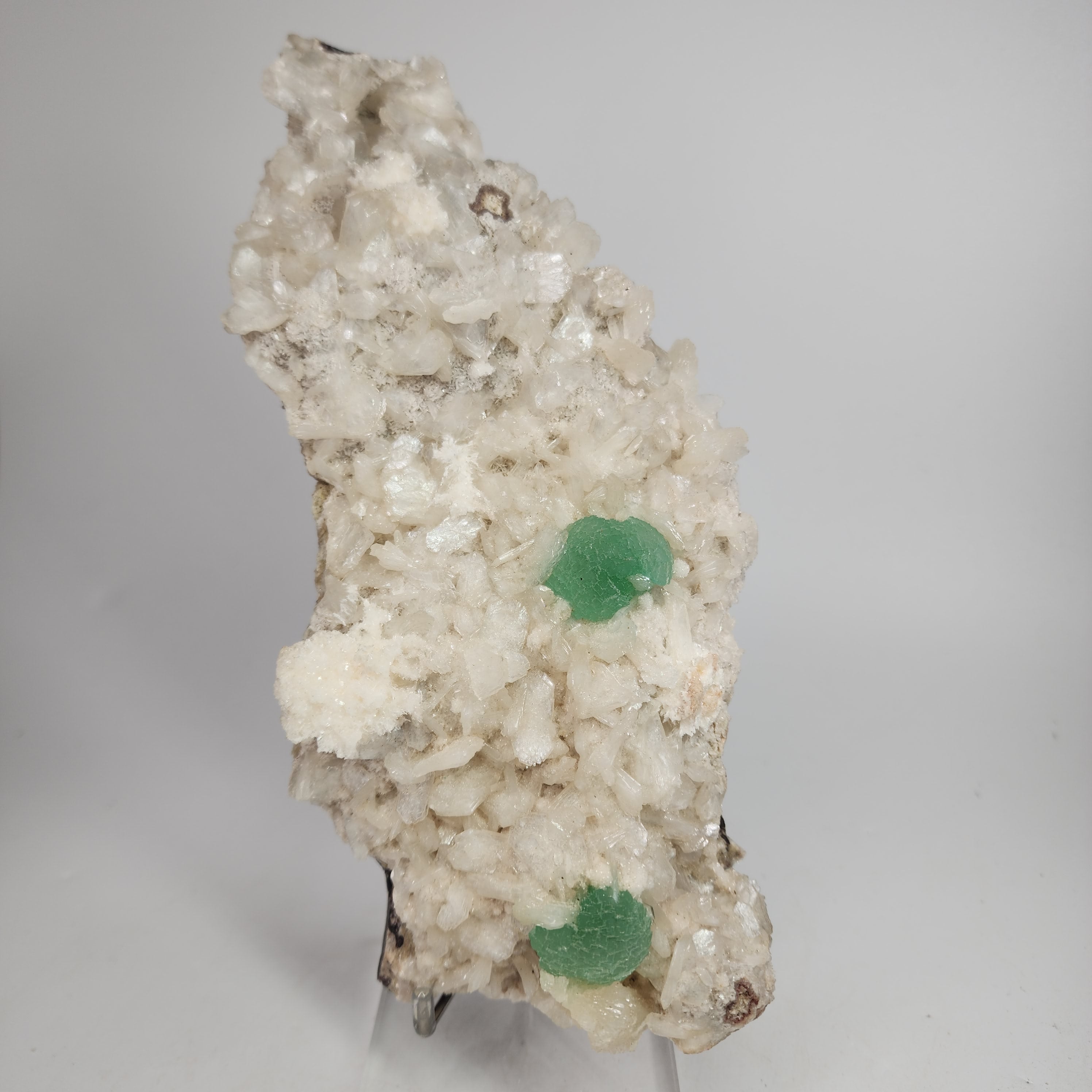 Spherical Green Apophyllite Specimen #10 from Shrirampur, Maharashtra, India