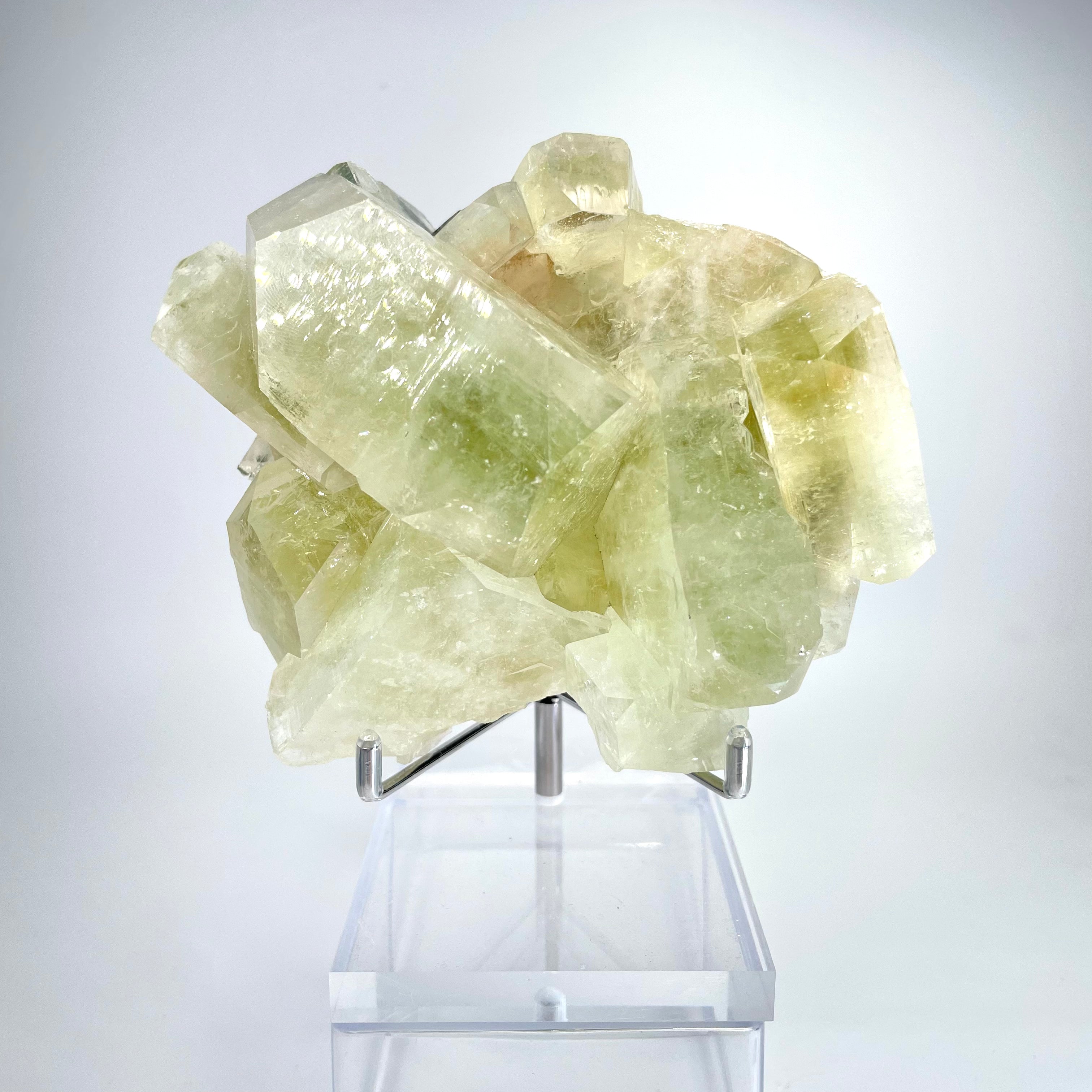 Large Cubed Green Apophyllite Specimen #22 from Maharashtra, India