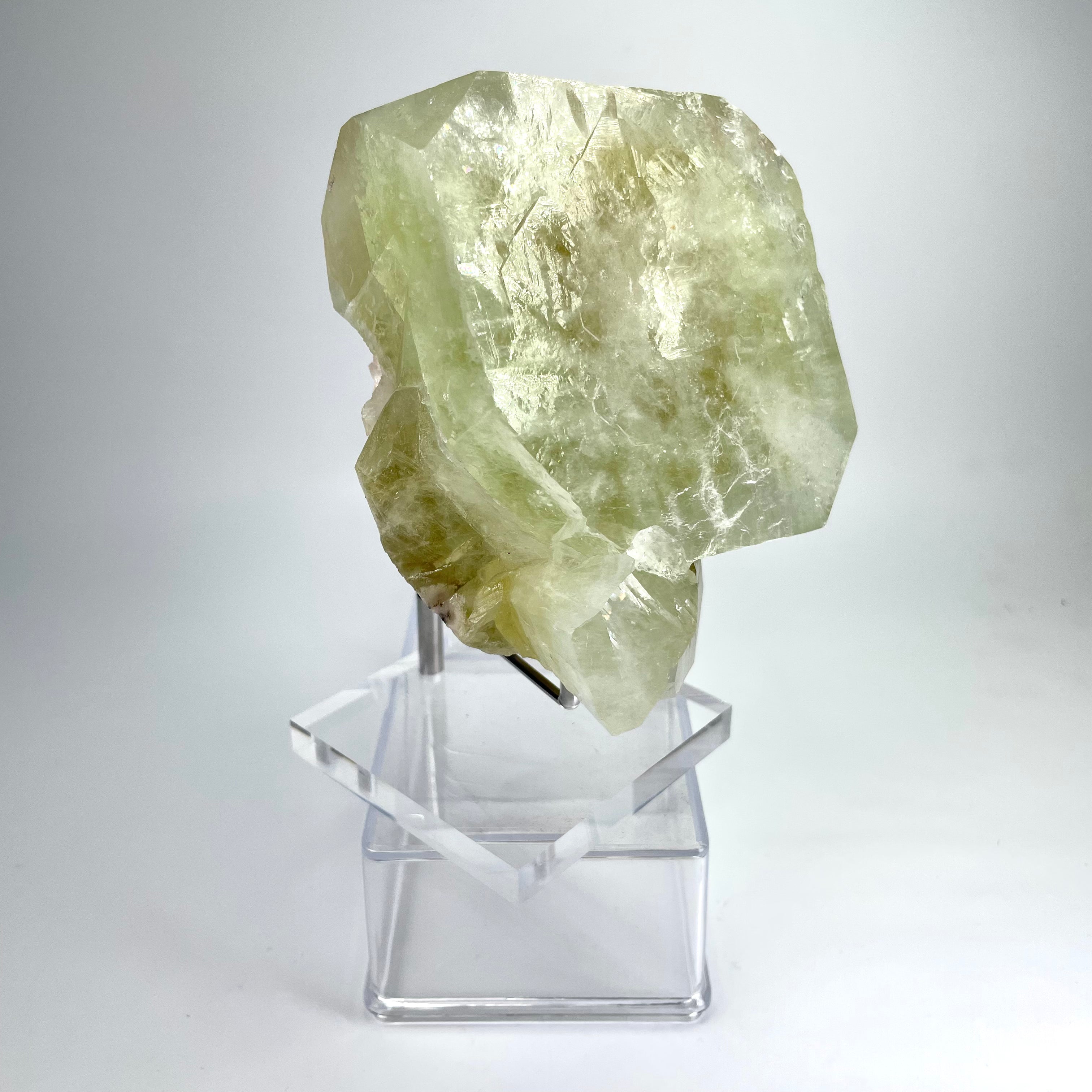 Large Cubed Green Apophyllite Specimen #18 from Maharashtra, India