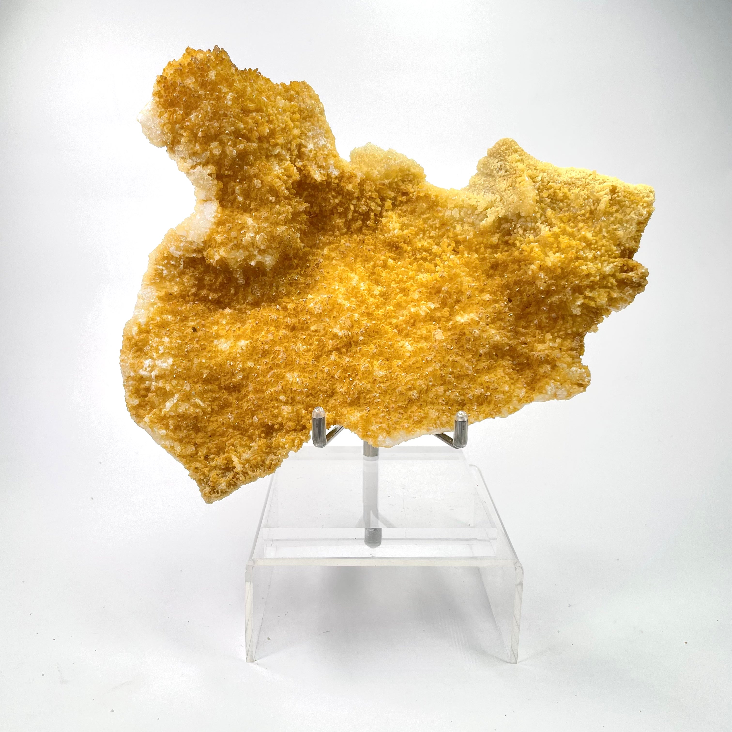 Yellow Apophyllite Crust Specimen #3 from Jalgaon District, Maharashtra, India #003