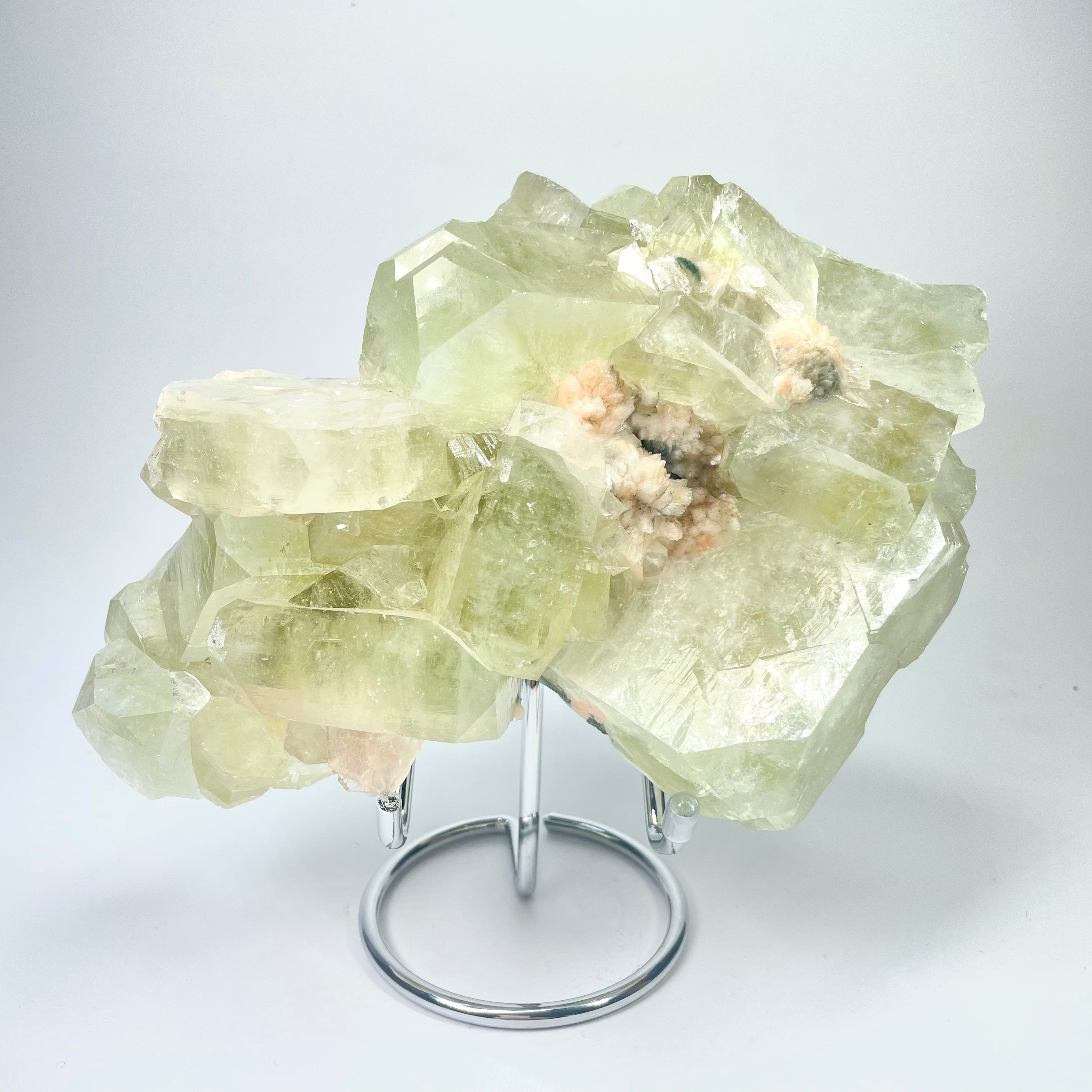 Large Cubed Green Apophyllite Specimen #37 from Maharashtra, India