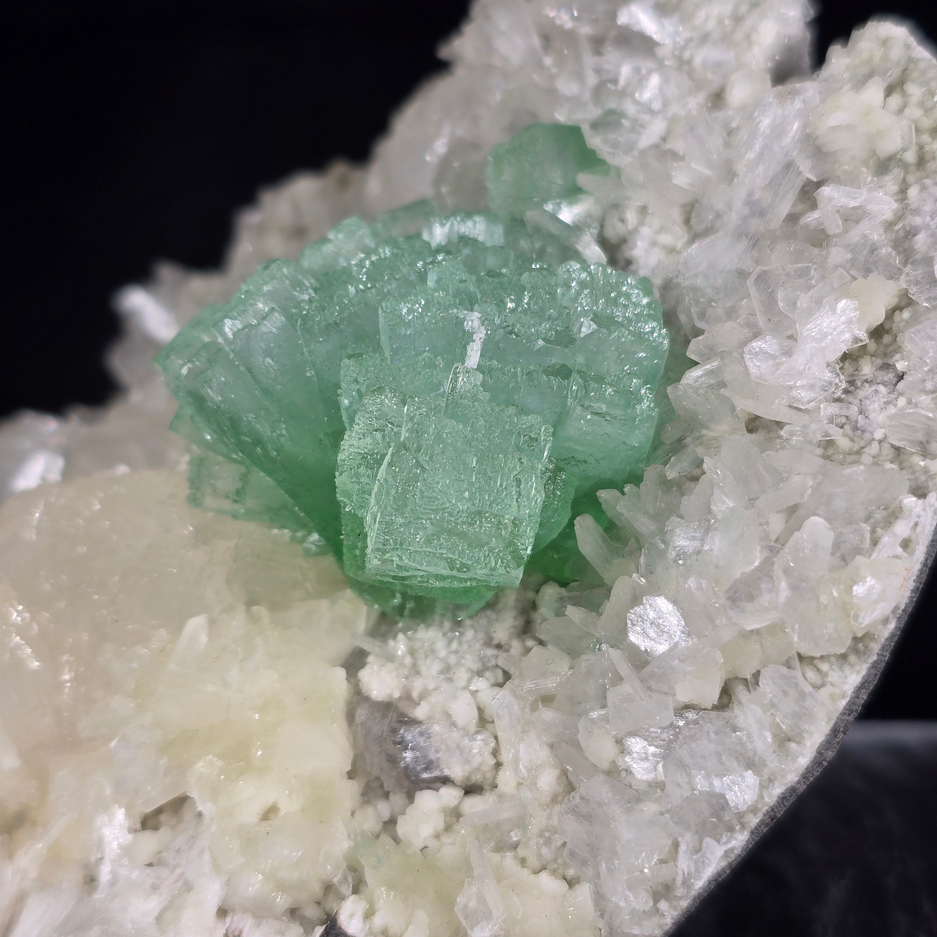 Disco Ball Apophyllite Old Stock Specimen #25 from Pune District, Maharashtra, India