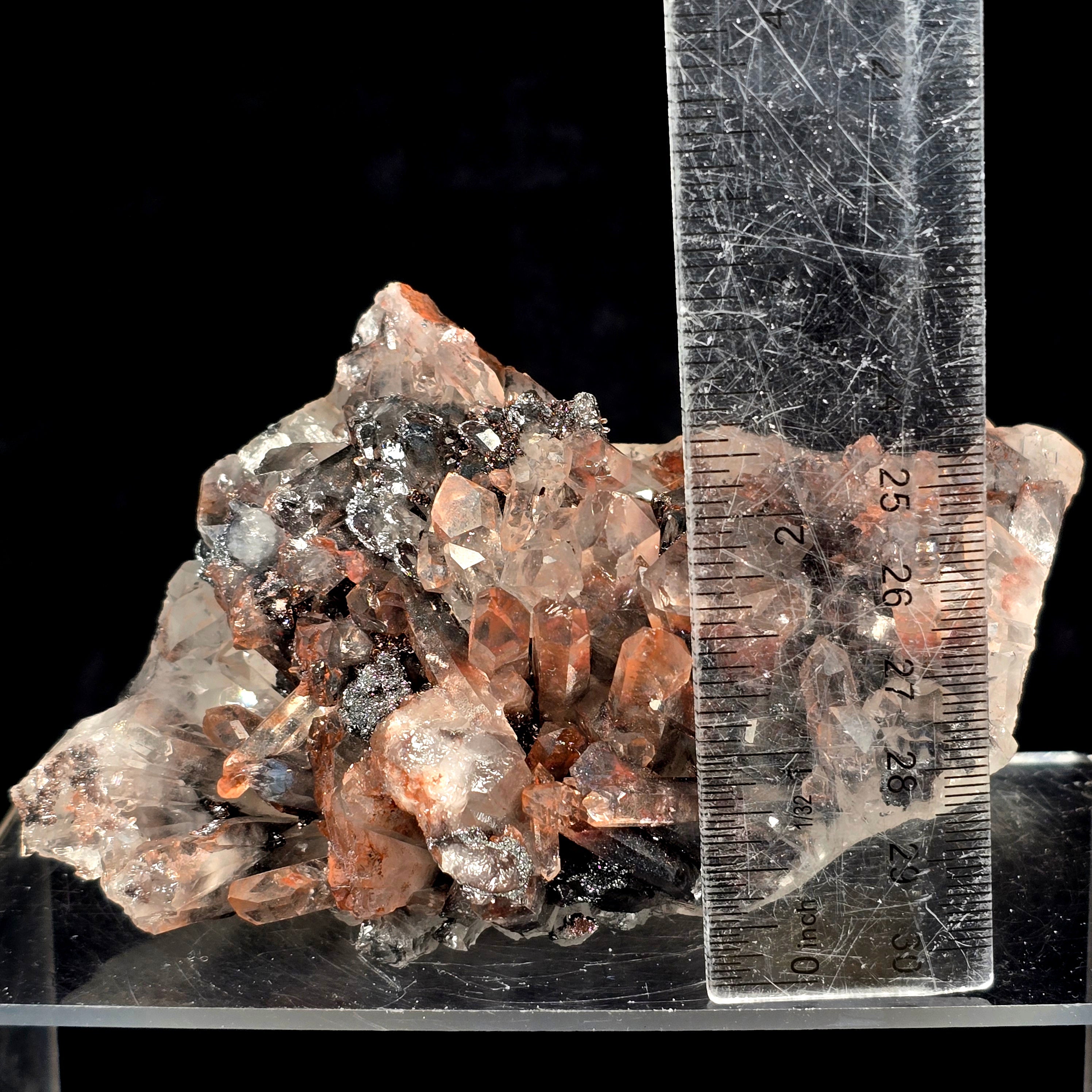 Dragon Phantom Quartz Hematite Included Quartz with